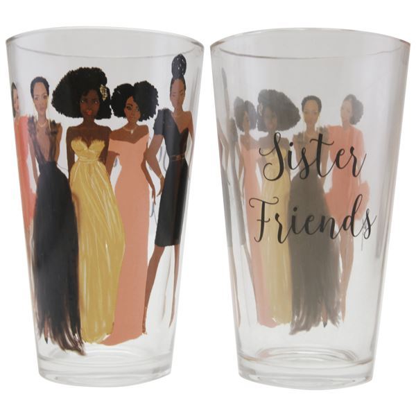 SISTER FRIENDS  DRINKING GLASS SET