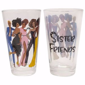 SISTER FRIENDS 2 DRINKING GLASS SET