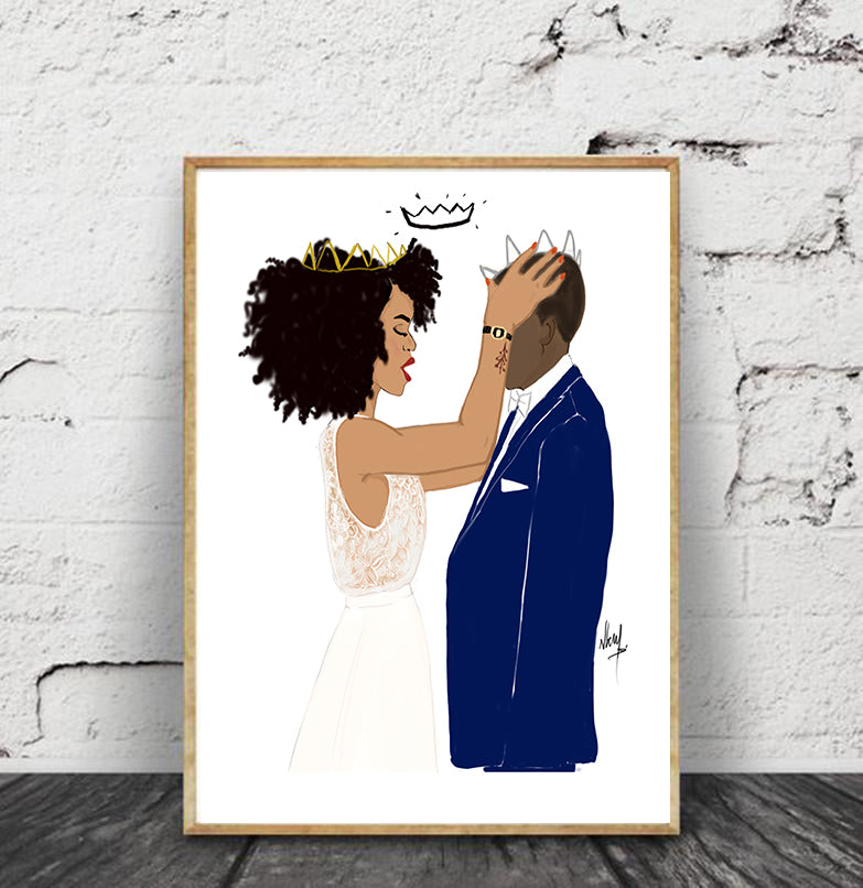 Black-Love Art Print