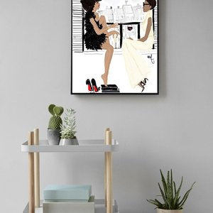 Sister's Time I Art Print