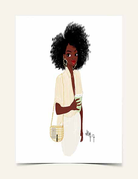 Dark Lovely Art Print