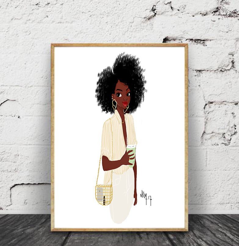 Dark Lovely Art Print