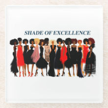 Shade of Excellence Glass Coaster