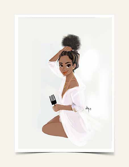 Dalila Art Print