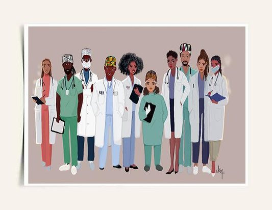 Doctors Art Print