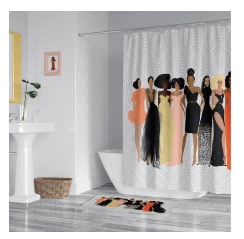 SISTER FRIENDS SHOWER CURTAIN