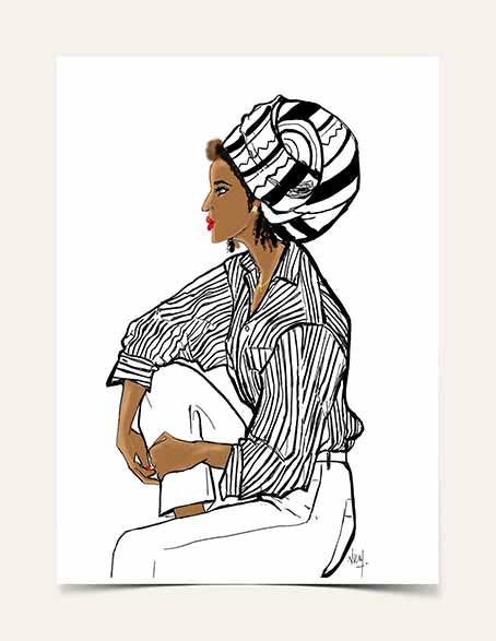 "Makeda" | Art Print Nicholle Kobi