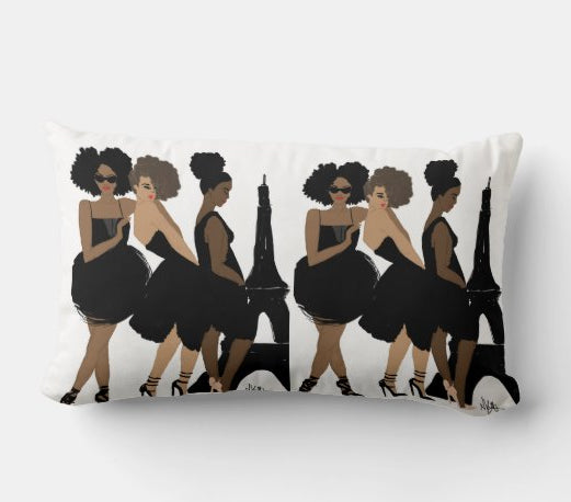 Parisienne Noir  I PILLOW-SET