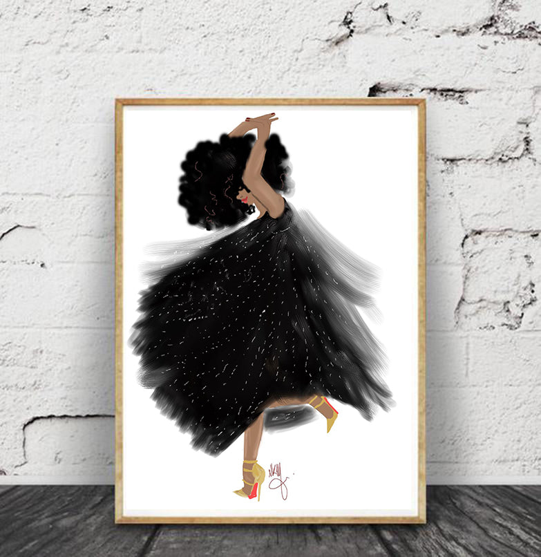 Happy-Dancer Art Print