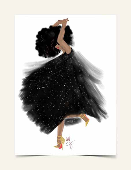 Happy-Dancer Art Print