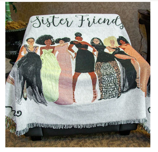 SISTER FRIENDS THROW