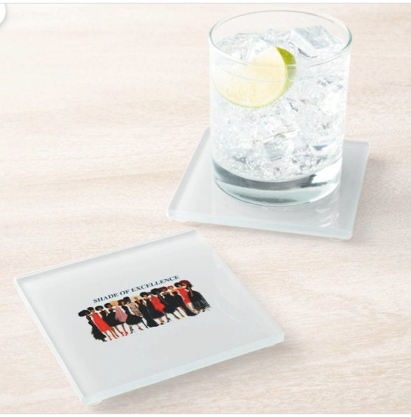 Shade of Excellence Glass Coaster