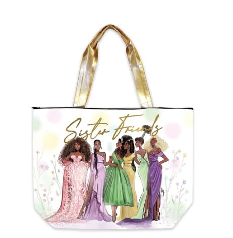 Sister Friends Canvas Bag