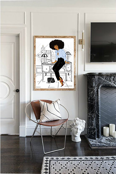 Girl Boss" | Art Print Nicholle Kobi