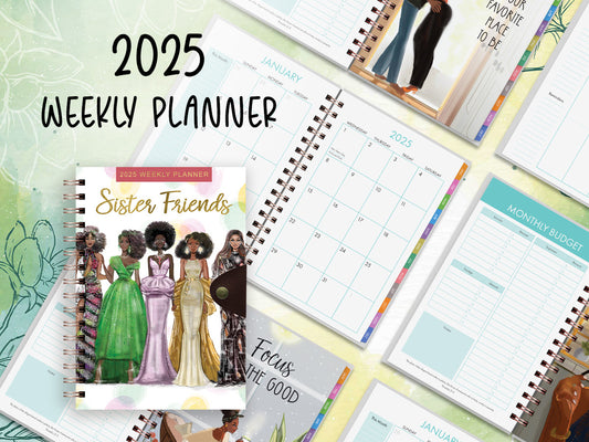 2025 Sister Friends Weekly Planners