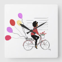 Wall Clock Bike