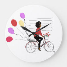 Wall Clock Bike