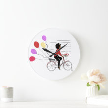 Wall Clock Bike