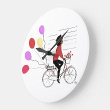 Wall Clock Bike