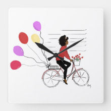 Wall Clock Bike