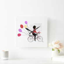 Wall Clock Bike