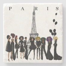 Paris  Noir Coaster